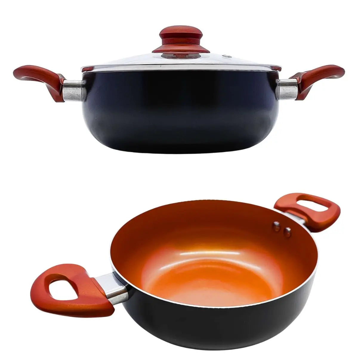 Conjunto de Panelas Vegas 10 Peças – Cerâmica Antiaderente