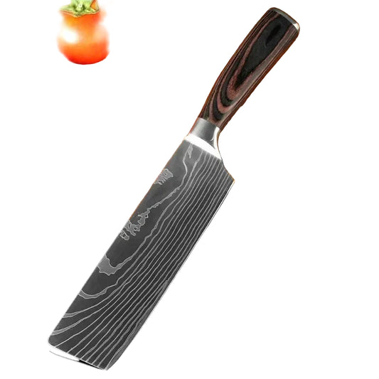 Faca de Cozinha Profissional 9 cm – Aço Damasco