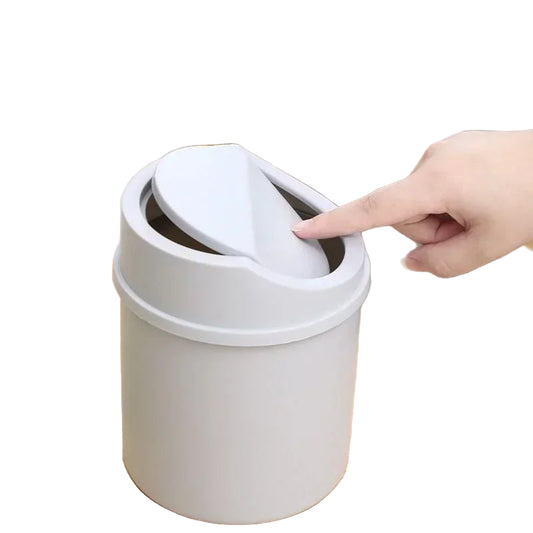 Balde Organizador Redondo com Tampa de Pressão