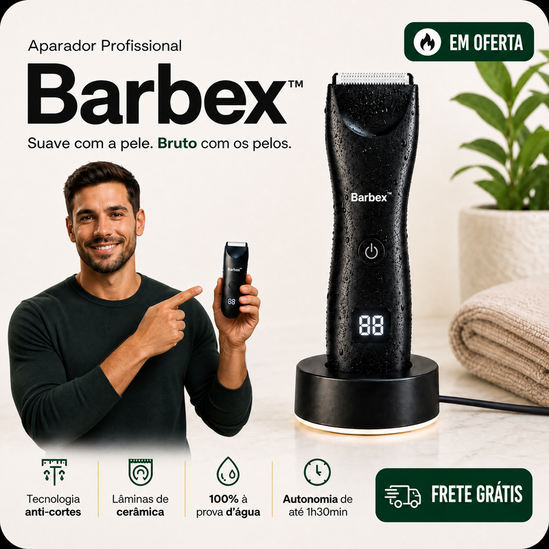 Barbex™  Depilador Elétrico Masculino Anti-Corte